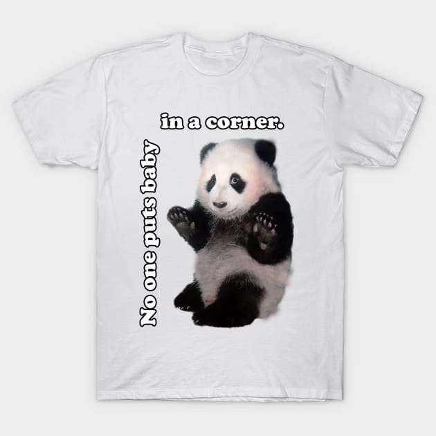 Panda Corner T-Shirt by INFJPanda